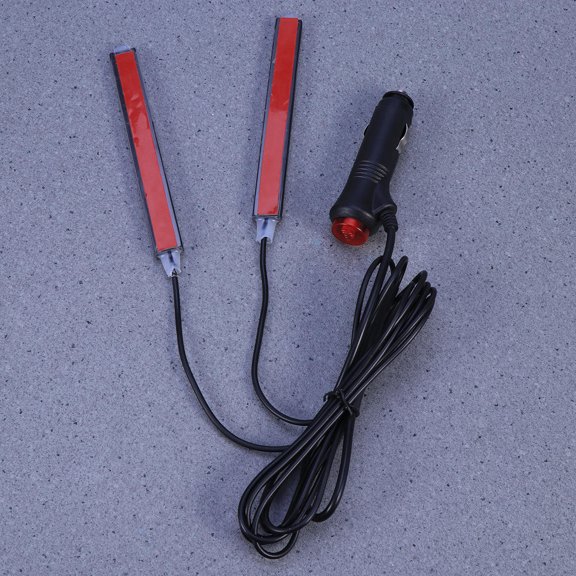 Raindrops Van Interior Lights Plastic Yellow 12x0.5x0.2in 1Pack