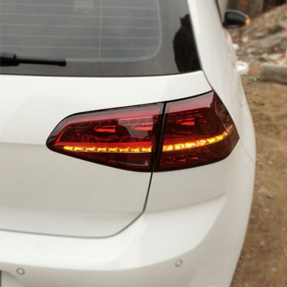 Raindrops Car Owners Dull Polish Light Black 30cm x 120cm Headlight Tint Film 1Pack