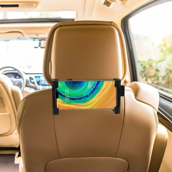 Raindrops  Car Phone Holder Back Seat for Kids Headrest Tablet Mount Black