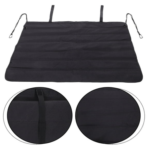 Raindrops Car Rear Bumper Protector Guard Pad Anti-scratch Mats Black