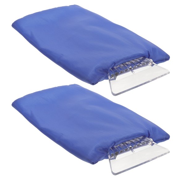 Raindrops Car Snow Removal Tool 2-Pack Ice Scraper for Winter Weather Use