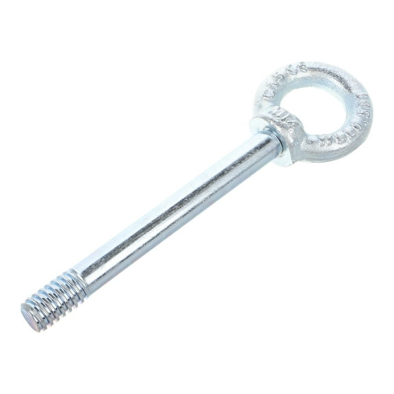 Raindrops Heavy Duty Eye Bolt Car Tow Hook Silver 1Set