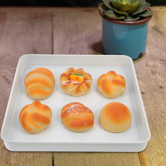 Raindrops Rectangular Cake Roll Pan Carbon Steel Non-Stick Baking Pan 1 Piece for Home and Kitchen