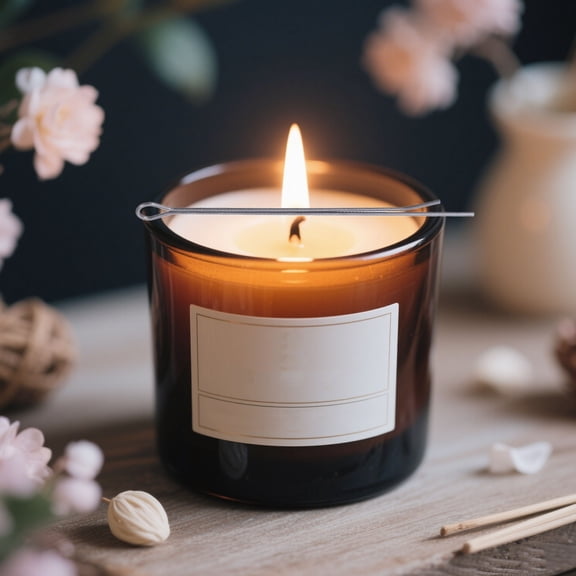 Raindrops Candle Wick Centering Devices 20Pcs Carbon Steel for Travel and Outdoor Activities