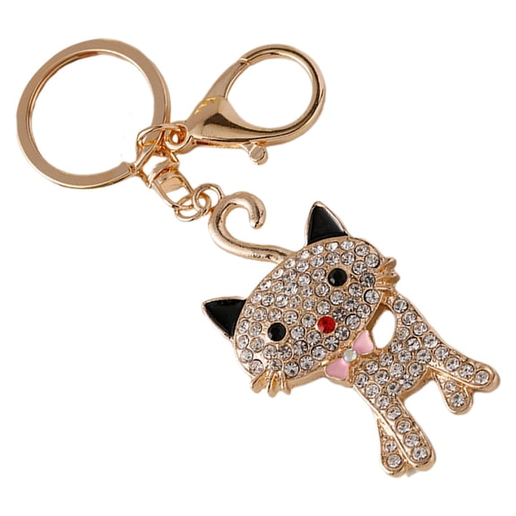 Raindrops Cat Keychain Holiday 1Pack 5.5x1.6x0.6in