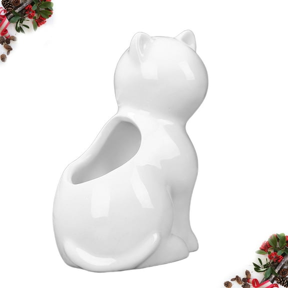 Raindrops Cat Pots for Plants Cat-shaped Flower Cute Garden Decoration