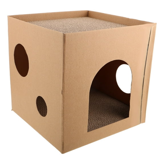 Raindrops Cat Scratcher Pad Nest Corrugated Cat Scratching Bed Cat Scratch Board For Cat Resting Maintenance Home Holiday Use