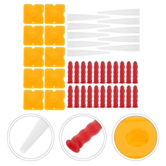 Raindrops  Caulk Nozzle Tip Caulking Applicator Finishing Tool Sealing Cap Glue Mouth