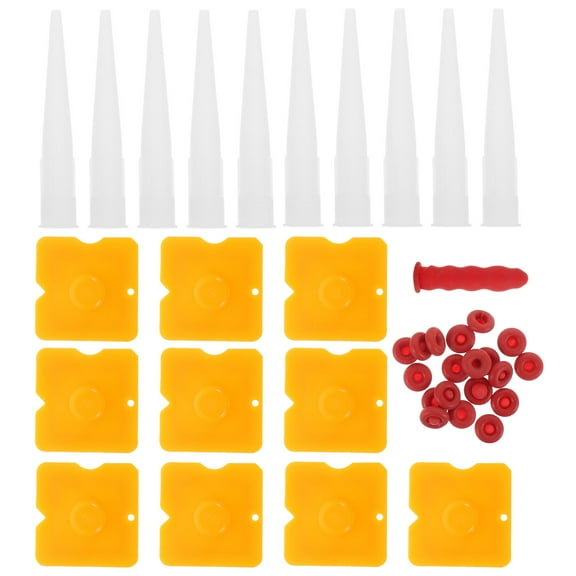 Raindrops Caulk Tube Sealer Caps Reusable Caulking Kit Nozzle Tips Applicator Finishing Tool