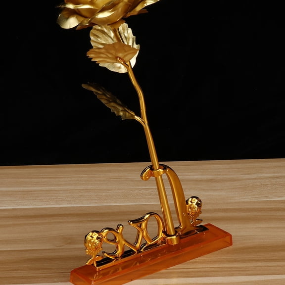 Raindrops Artificial Roses Floral Centerpiece for Desk Decoration, Elegant for Mom, Home and Office Decor