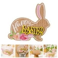 thumbnail image 1 of Raindrops  Centerpiece Wooden Rabbit Ornament Easter Table Accent Shopping Mall Decoration, 1 of 8