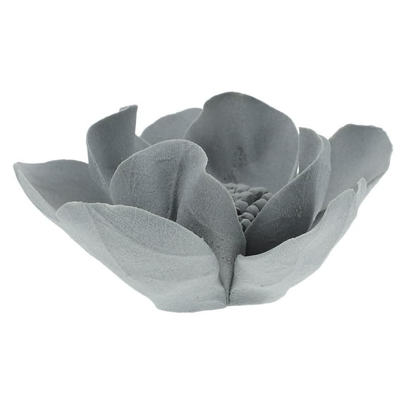 Raindrops Ceramic Flower Wall Decor for Home CreativeBackdrop Grey Ceramic Decorative Hanging for Bedroom