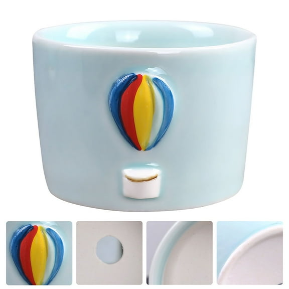 Raindrops  Ceramic Flowerpot Plant Container Pretty Decoration