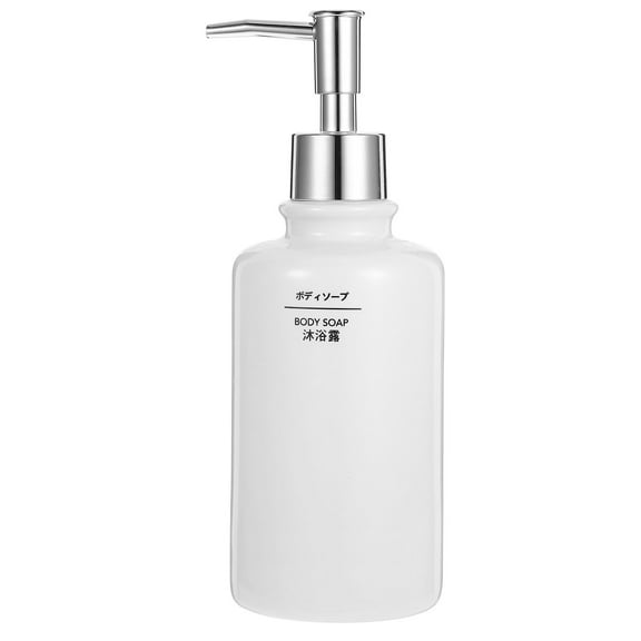 Raindrops Ceramic Soap Dispenser with Pump Bathroom Refillable Hand Soap Dispenser Dish Soap Dispenser