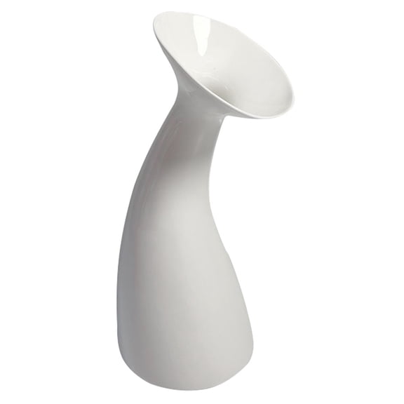 Raindrops Ceramic Vase for Decoration White Color Modern Style Home Tabletop Decorations 7.8 Inches