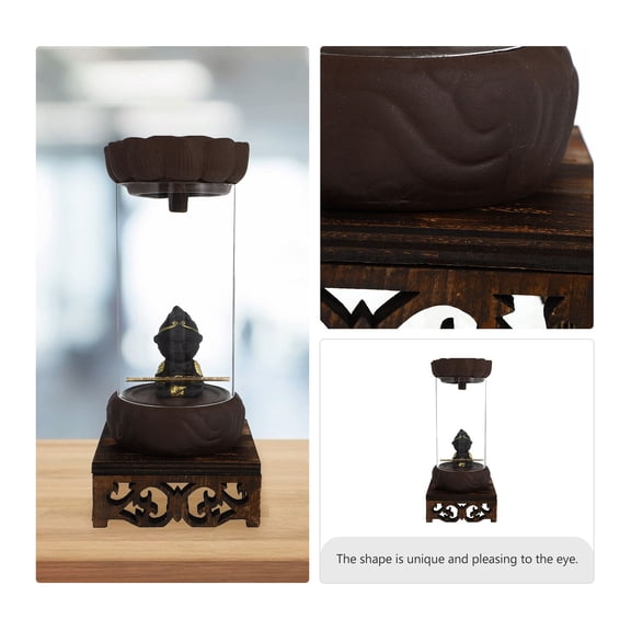 Raindrops Charcoal Sandalwood Burner Ornamental Incense Burner 23X10X10cm