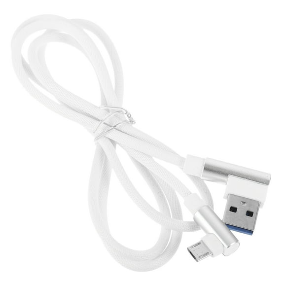 Raindrops  Charger Cord USB Cable Slim Retractable Charging Cables Portable Cell Phone Electric White