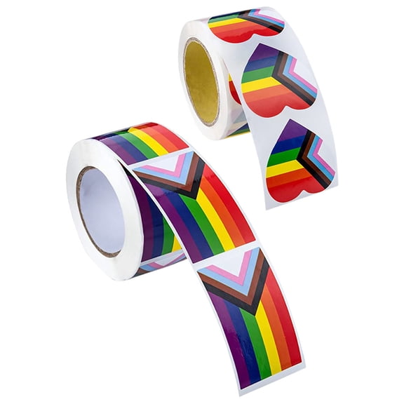 Raindrops Chic Rainbow Stickers for Decoration Featuring Lovely Designs and Easy Application Multi 2 Rolls
