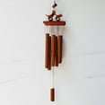thumbnail image 1 of Raindrops Chime Hanging Wind Chime Outdoor Windchime Bamboo Wind Bell Decor, 1 of 8