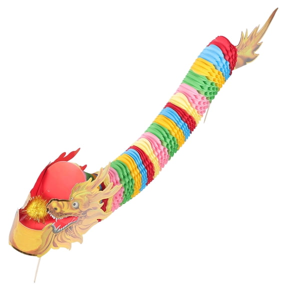 Raindrops Chinese Dragon Lantern Multi-Color Plastic Spring Festival Home Decor