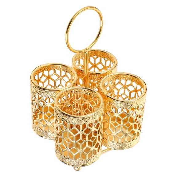 Raindrops Metal Chopstick Holder with Utensil Drainer for Kitchen Counter and Dining Table Organization