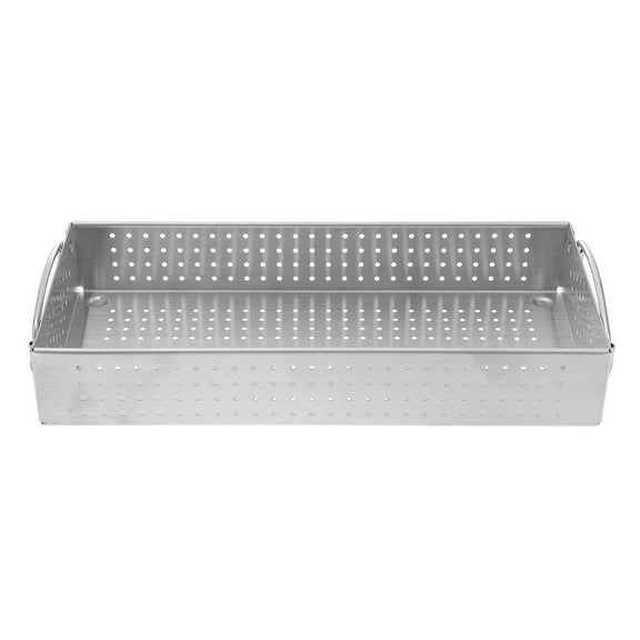 Kitandove Silverware Holder Countertop Tableware Holder Silver Stainless Steel 1Pack