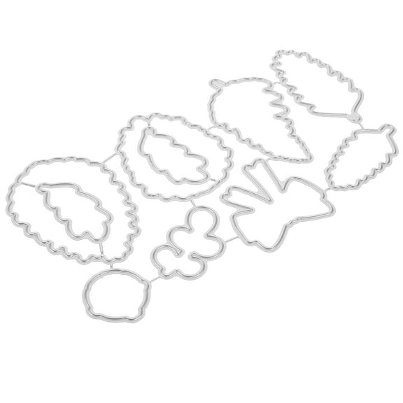 Raindrops Christmas Die Cuts Making Embossing Cutting Mold 15.50X8.50X0.10CM