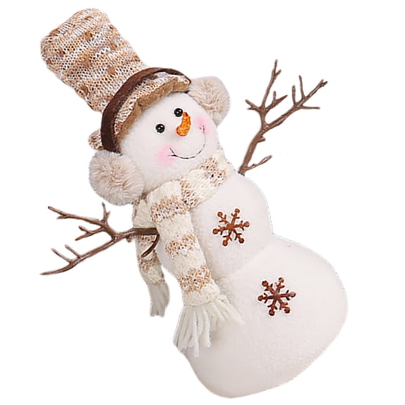 Raindrops Mini Snowman Statue Snowman Shape Multi Christmas Decoration 1 Set