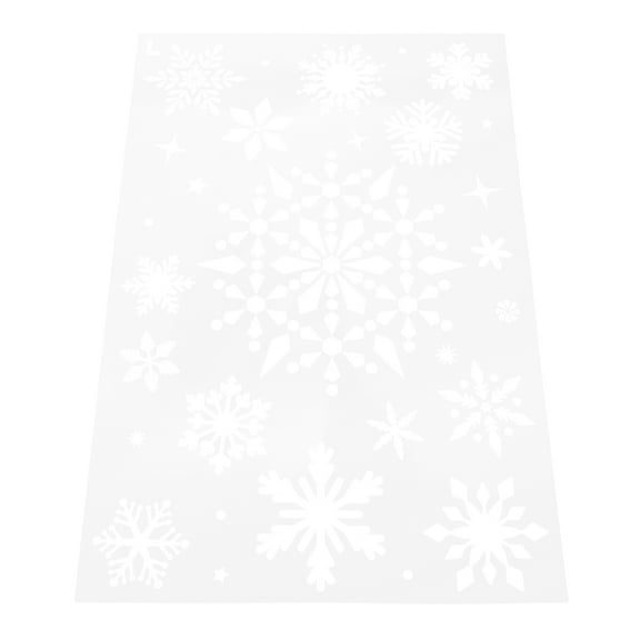 Raindrops Christmas Snowflake Template Blue Giant Snowflakes Decorations White