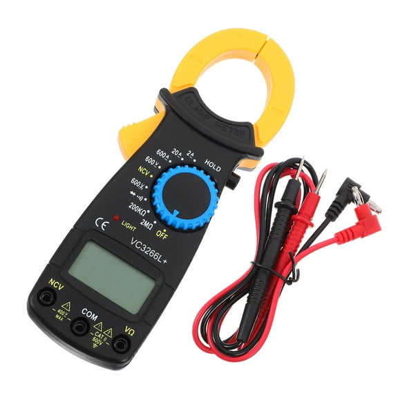 Raindrops Clamp Meter Digital Multimeter DC Voltmeter Amp Test Multimeter