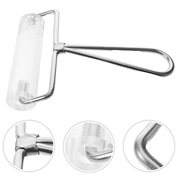 Raindrops Clay Rolling Pin for Fondant Non Stick Acrylic Roller Transparent