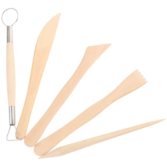Raindrops Daily Use Sculpting Tools Metal Khaki 2 Sets for Art Projects