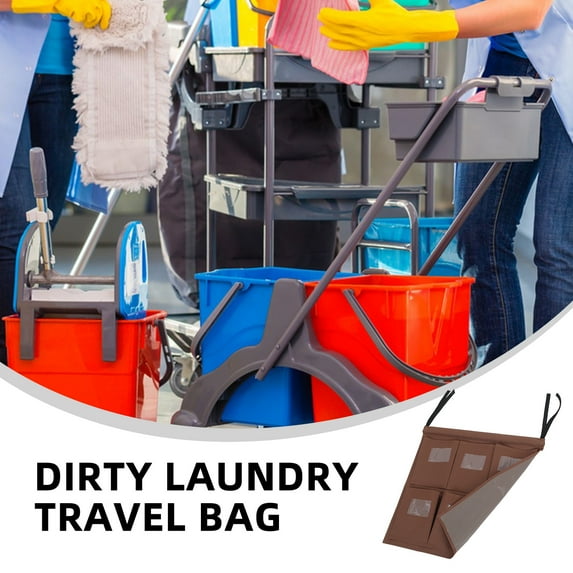 Raindrops Organized Cleaning Supply Storage Holder with Oxford Cloth for Housekeeping 1Pack