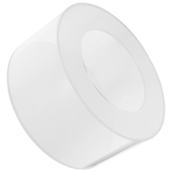 Raindrops Diy Cake Stand White Refillable Acrylic Round Display Case 1Pcs 7.86x7.86x3.93in