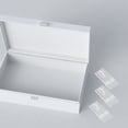 thumbnail image 1 of Raindrops Clear Acrylic Hasp Latch Buckle for Jewelry Boxes Small Size Transparent Lock 10 Pieces, 1 of 8