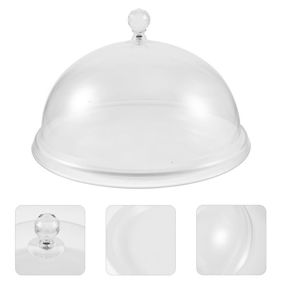 Houderco Clear Dessert Dome Transparent 1 Set For Dessert Tray Wedding Party 11X11X6In