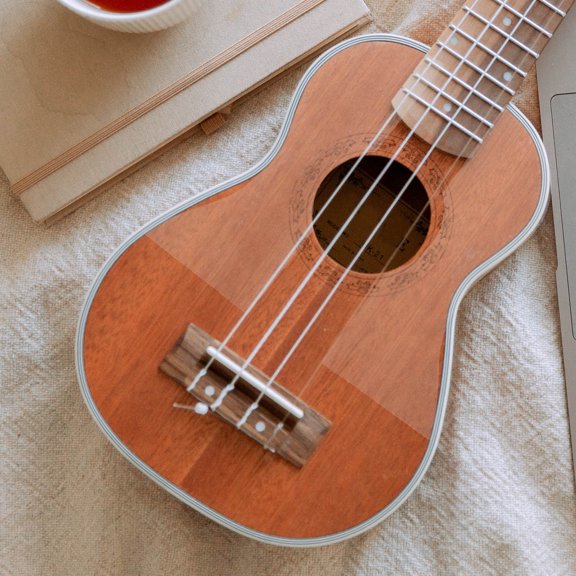 Raindrops - Clear Design Ukulele Pickguard 18x7cm 1 Ukulele Players and Musicians