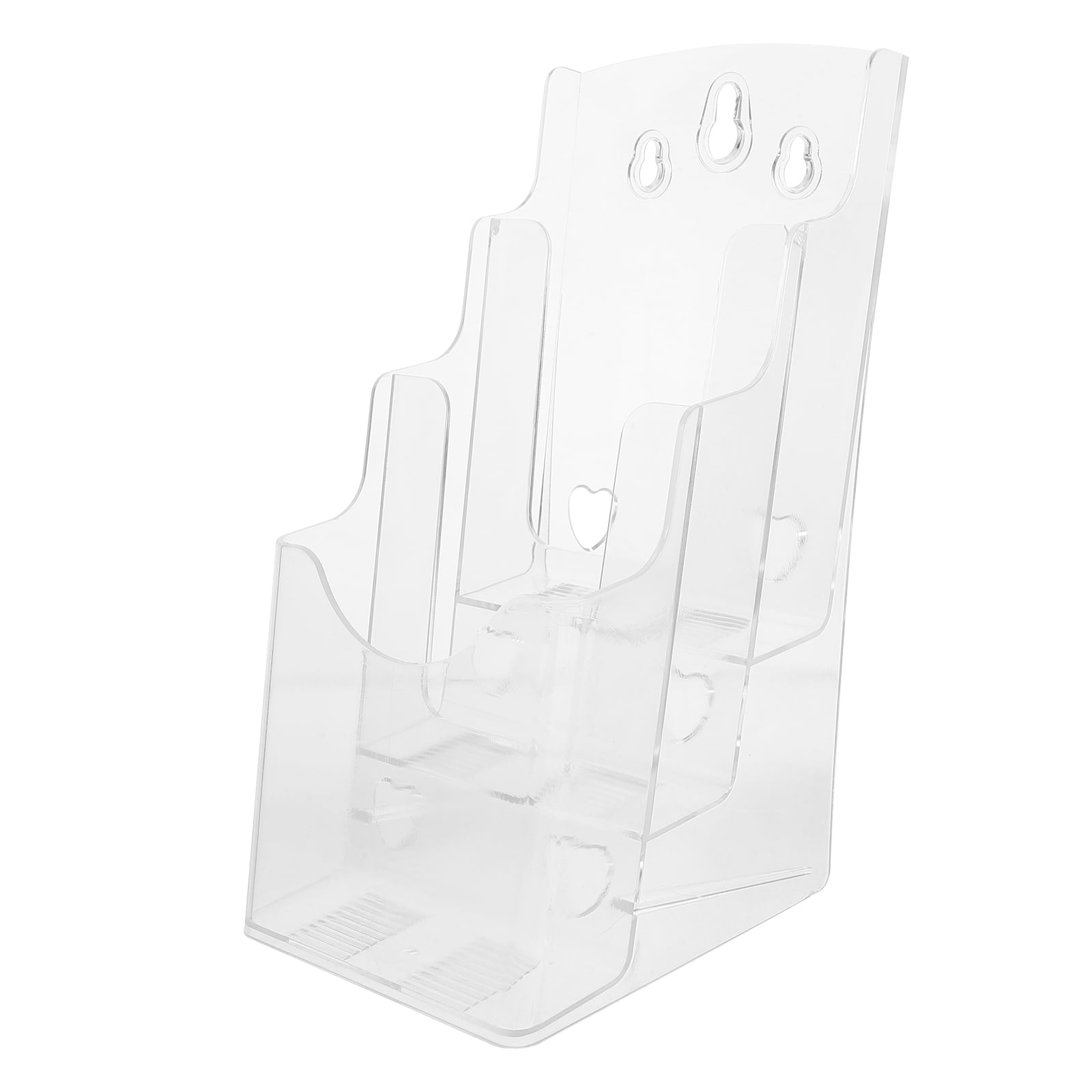Raindrops Clear File Rack Pamphlet Holder Wall Mount Brochure Rack ...