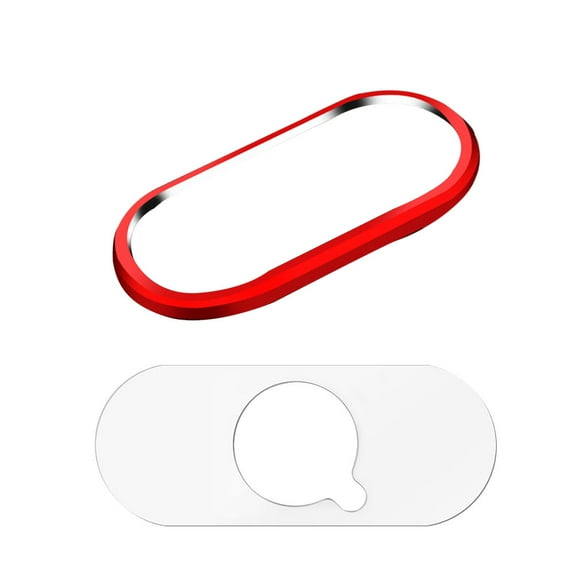 Raindrops Clear Lens Protection Ring Wear-resistant Camera Lens Protector Size 11 Red