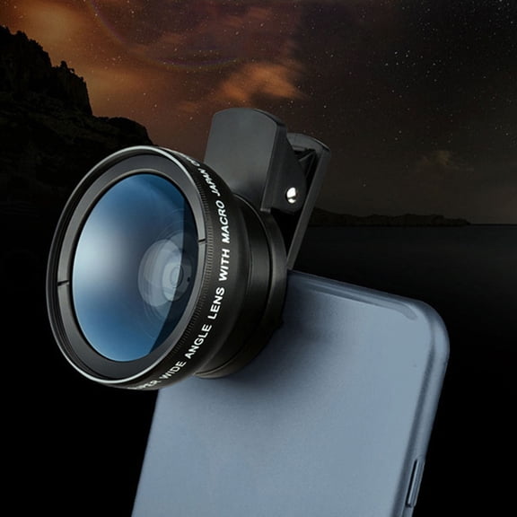 Raindrops Phone Camera Lens with Precision Optical Glass and Aluminium Alloy in Black