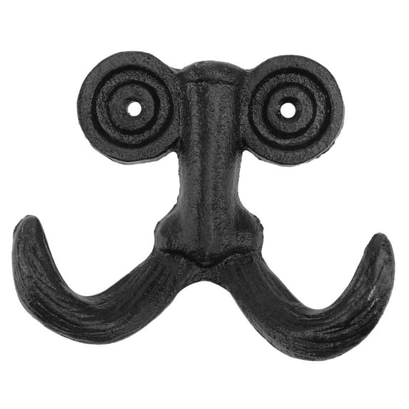 Raindrops Coat Hook Hooks Wall Mount Beard Cast Iron Country Style Hanger Stylish