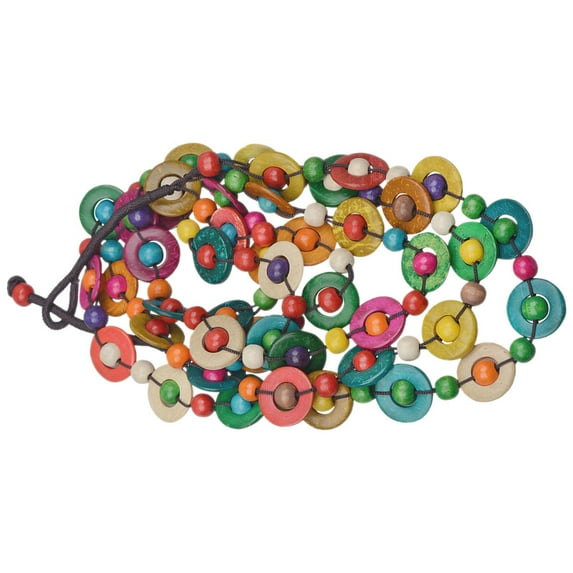 SHOWERORO Boho Necklace Multi-Colored 1Pcs 28In