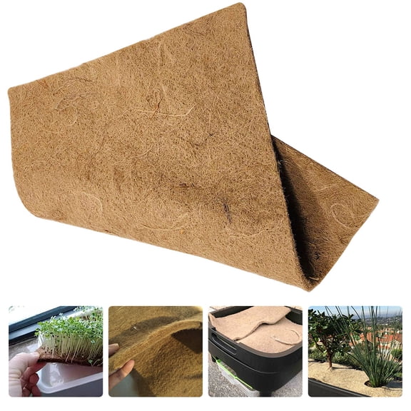 DEMACRIO Natural Coconuts Fiber Mat Light Brown 1Pcs 23.6x15.7in