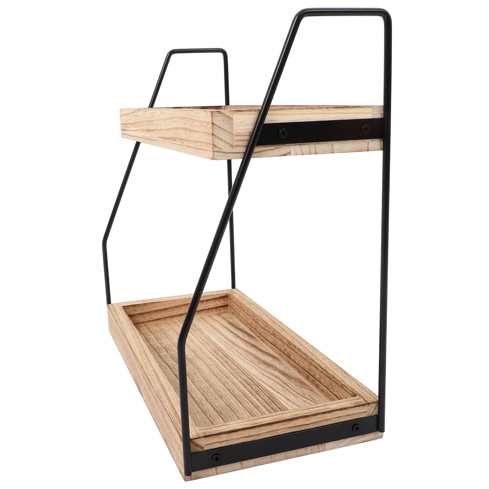 Coffee Station Organizer With Drawer - 2 Tier Kitchen Countertop Organizer For Coffee Bar Accessories, Cup And Condiment Station - Perfect For