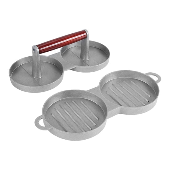 Raindrops Commercial Grade Round Hamburger Press Patty Maker Tool Set for Perfect Meat Patties Cooking