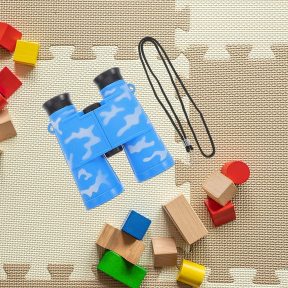 Raindrops Hunting Binocular Blue Plastic 1Set