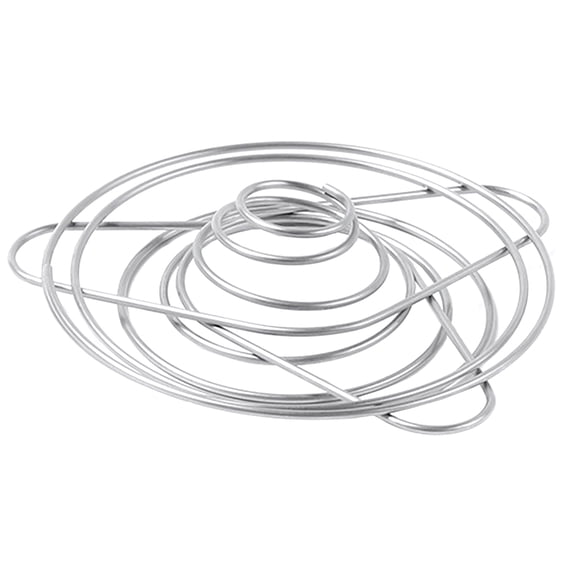 Raindrops Compact Design Coffee Drip Stand 1Pc Silver For Pour-Over Brewing And Heat Retention