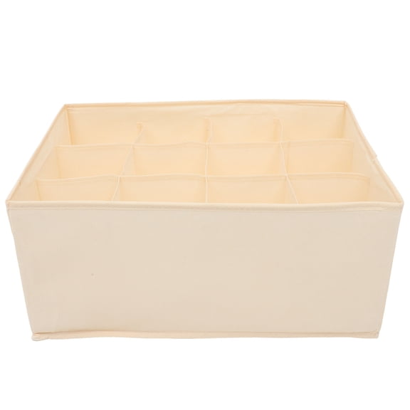 Raindrops Beige Multifunctional Closet Organizer with Multiple Compartments for Easy Storage and Retrieval