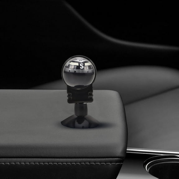 Raindrops Compass For Car Dashboard 1Pack Portable Foldable Navigation Tool 2.4X1.4X1.4In