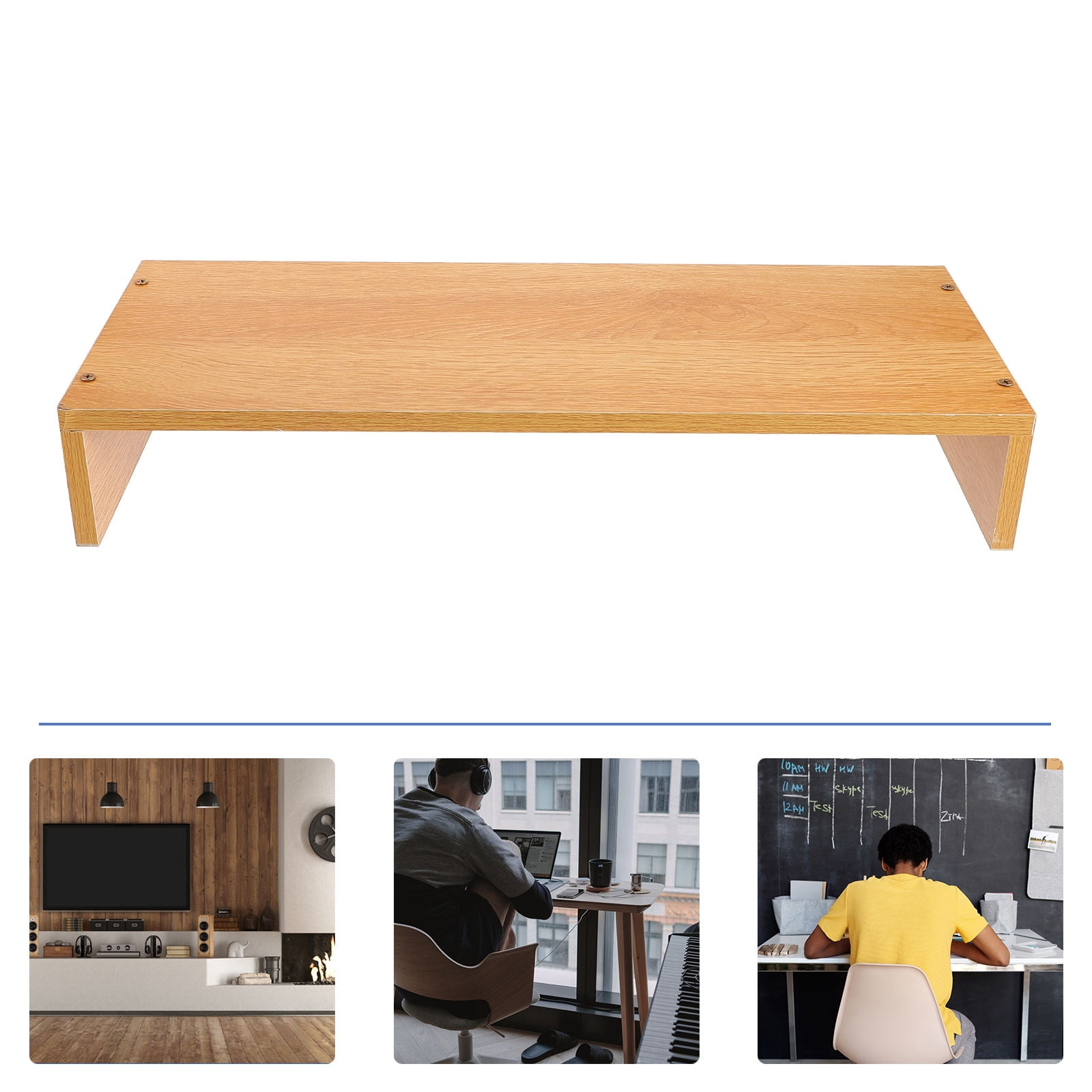 Raindrops Computer Monitor Stand Multi-functional Desk Organizer ...